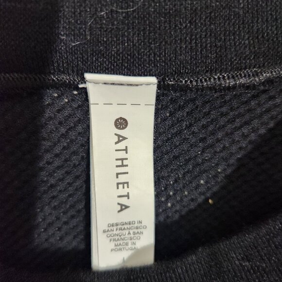 Athleta Black Foresthills Ascent Tank Top Sleeveless Lightweight Womens Size L - Picture 2 of 9